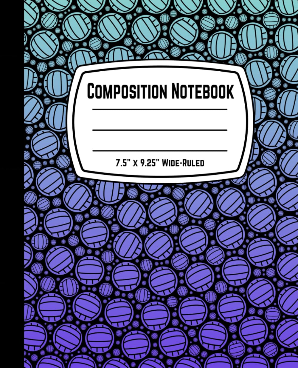 ler totalmente Composition Notebook 7.5" x 9.25" Wide-Ruled: Volleyball Sports Ball Lined Paper Journal – 110 Pages for Kids, Boys, Girls, Teens, and Adults (Wide-Ruled Notebook)