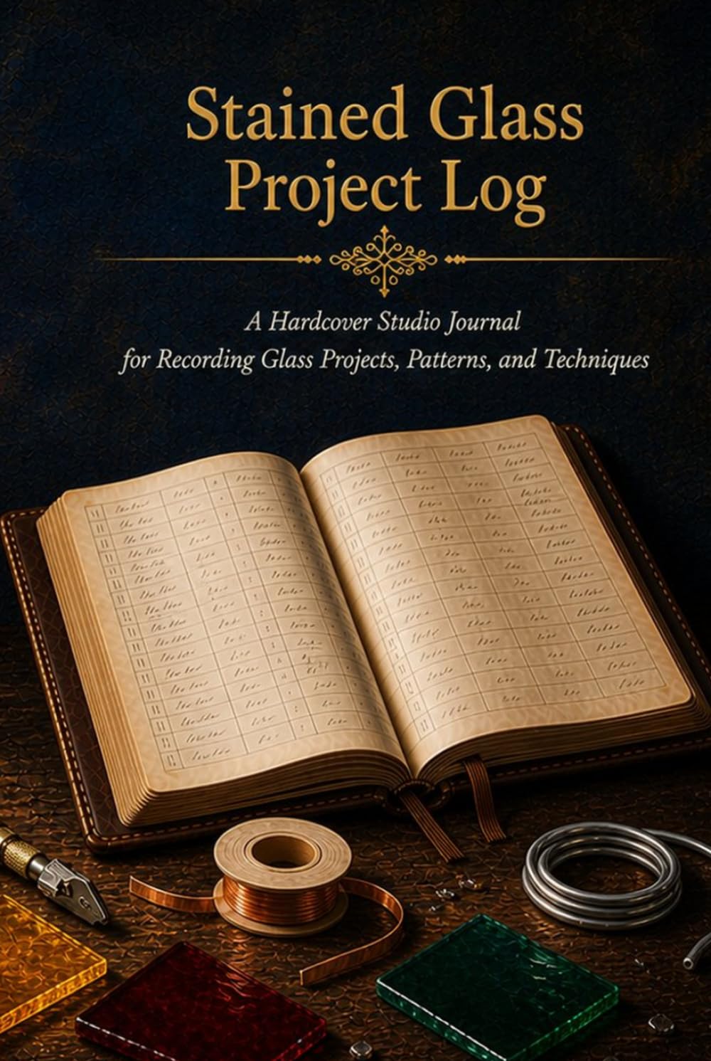 capítulo por capítulo baixar Stained Glass Project Log: A Hardcover Studio Journal for Recording Glass Projects, Patterns, and Techniques with Glass Inventory, Commission Records, and Color Reference