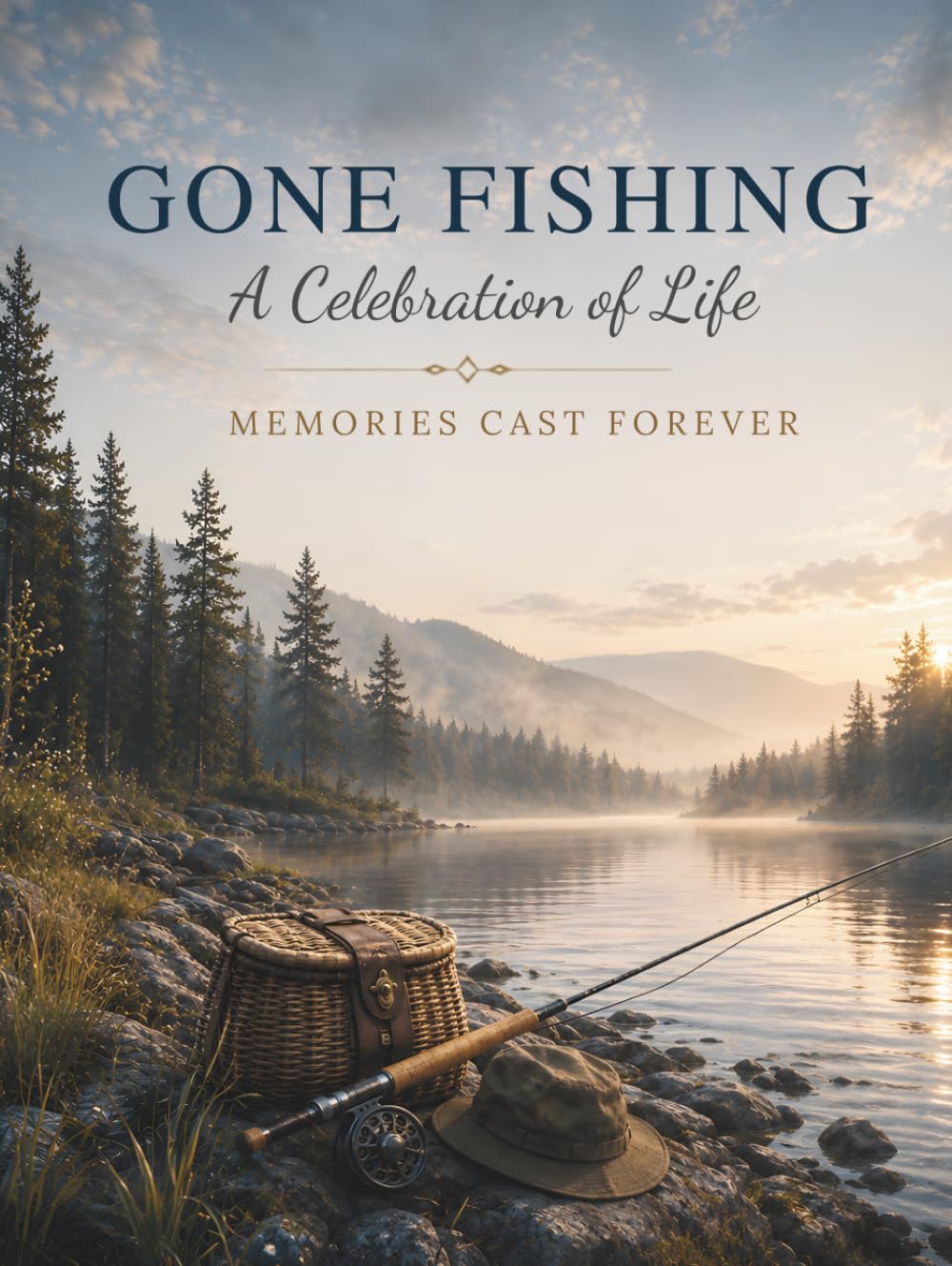 GONE FISHING: A Celebration of Life: Memories Cast Forever – Fishing Memorial Guest Book for Fisherman, Funeral Services, Condolence Messages and Remembrance baixar livro de graça