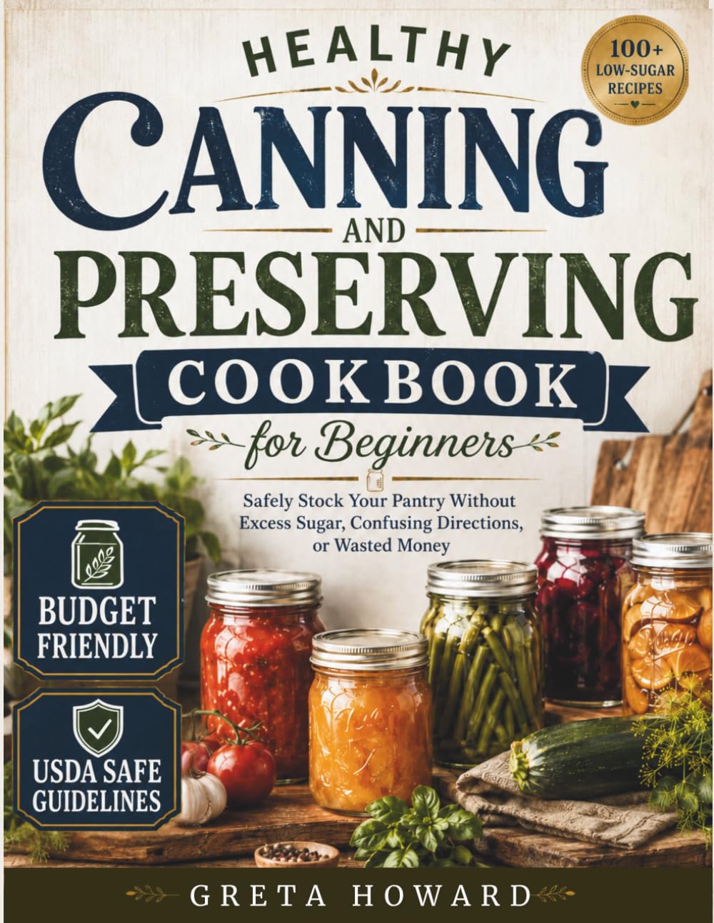ler totalmente The Healthy Canning and Preserving Cookbook: Safely Stock Your Pantry — Without Excess Sugar, Confusing Directions, or Wasted Money
