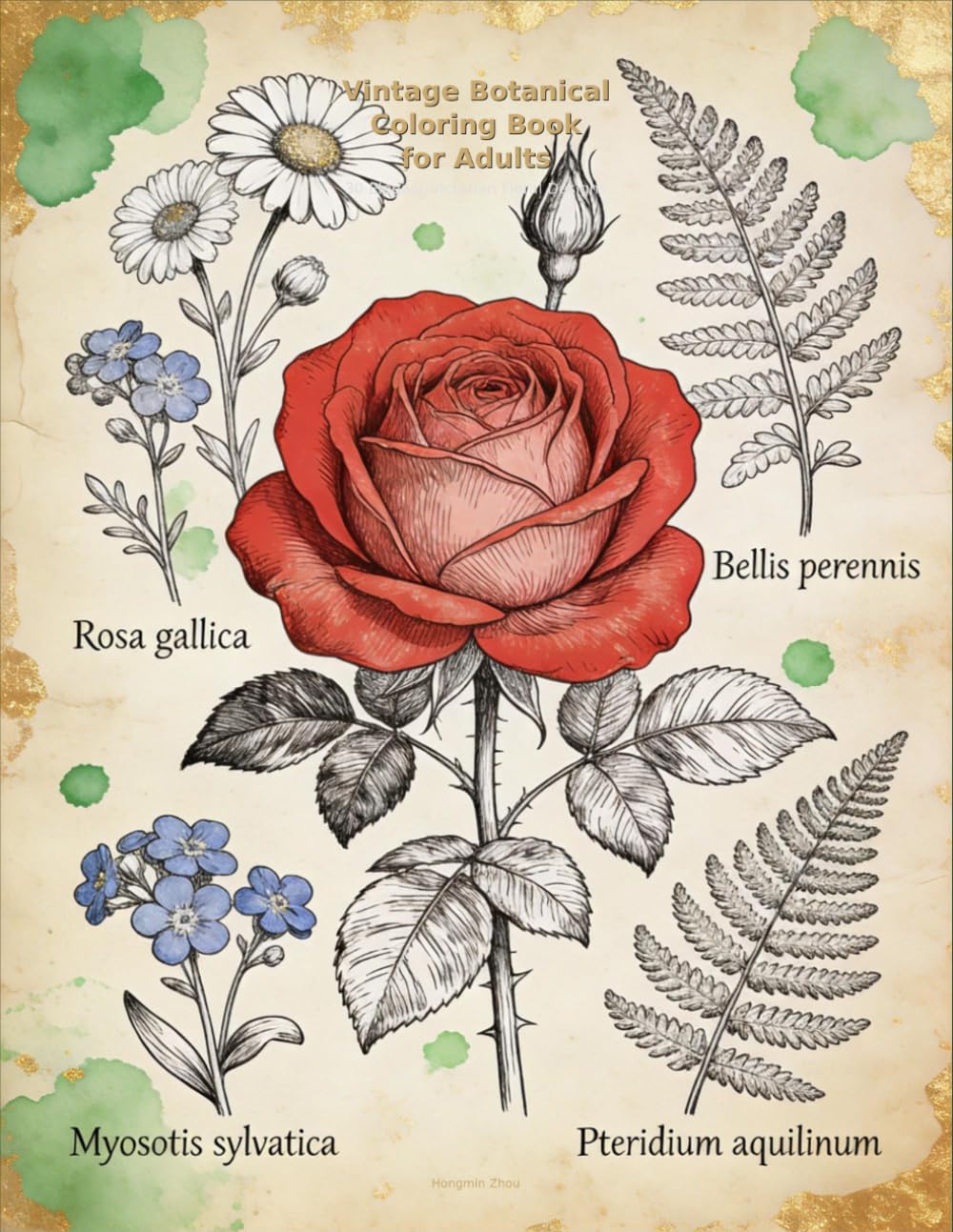 Vintage Botanical Coloring Book for Adults: 30 Elegant Floral Designs — Victorian-Era Specimen Illustrations to Color (Mindful Escape Coloring Collection) baixar o livro de graça