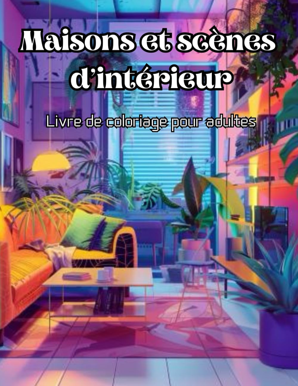 Maisons et scènes d'intérieur: LIVRE DE COLORIAGE POUR ADULTES-50 Dessins de Scènes d'Intérieur de Maison (French Edition) baixar o livro de graça