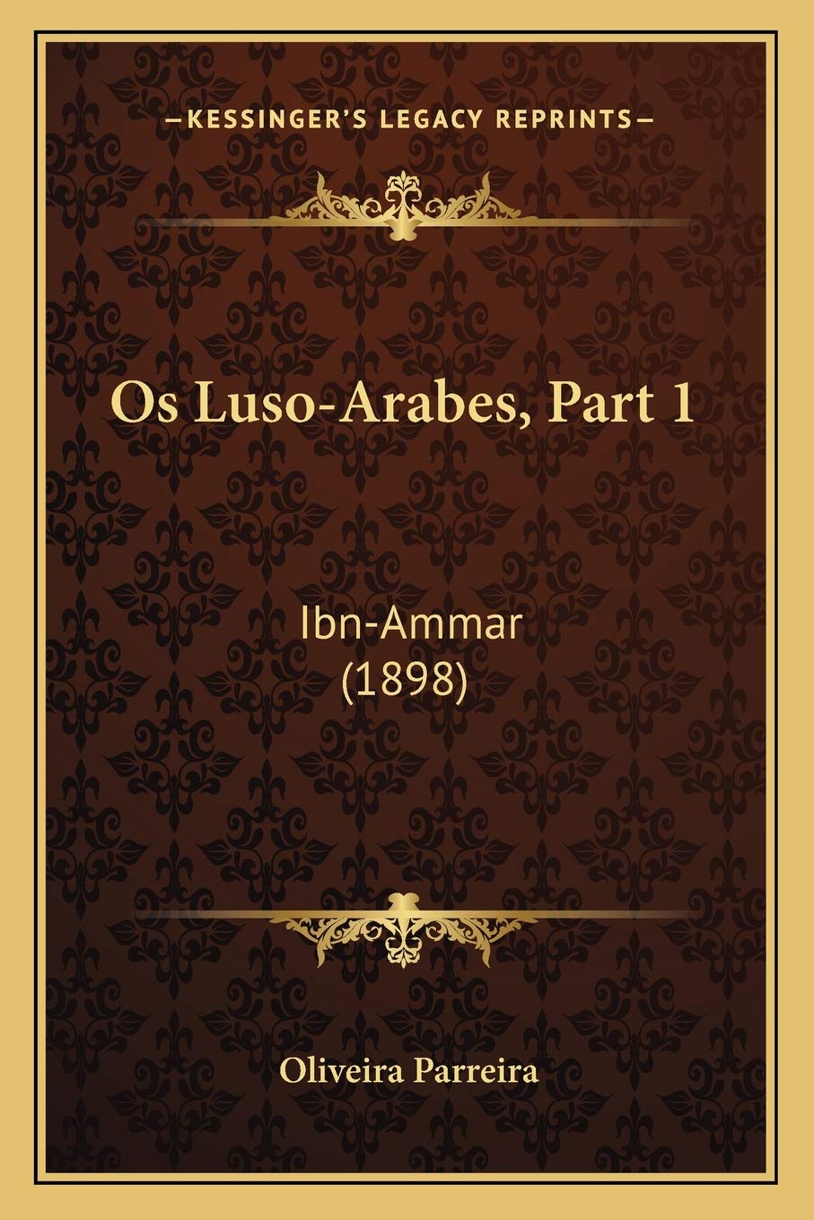 Os Luso-Arabes, Part 1: Ibn-Ammar (1898) baixar o livro de graça