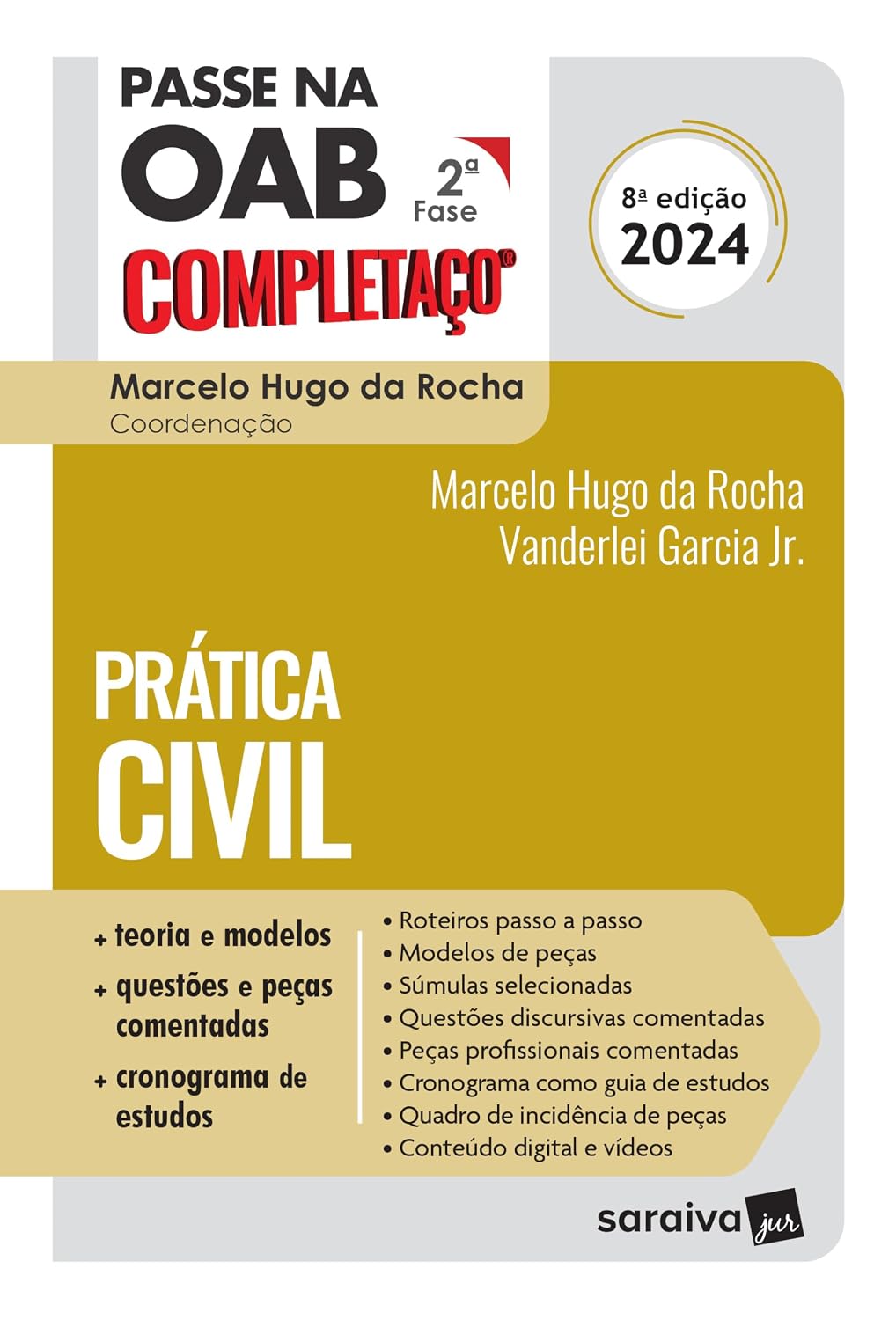 Passe na OAB 2ª Fase - Completaço - Prática Civil - 8ª Edição 2024 baixar o livro de graça