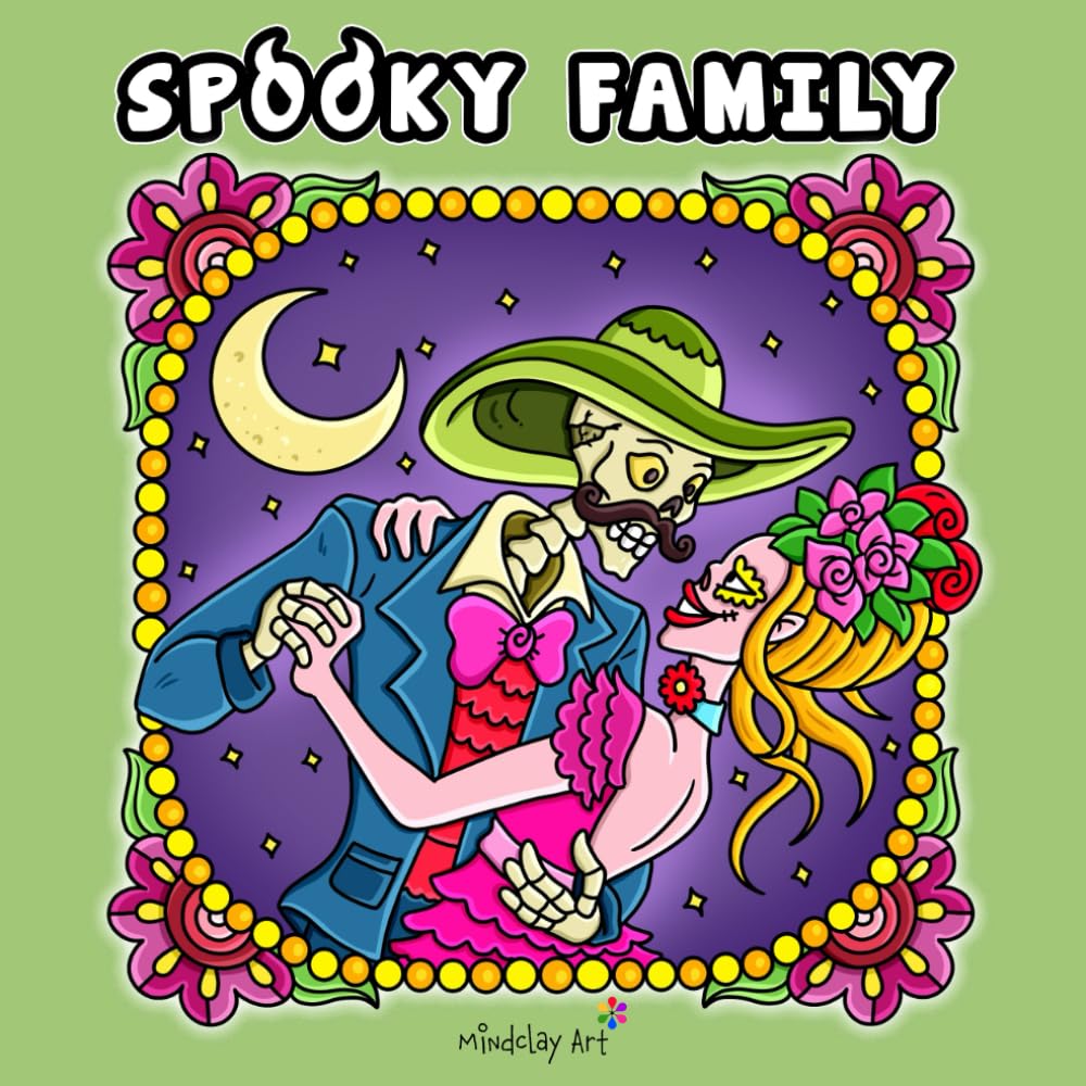 capítulo por capítulo baixar Spooky Family Coloring Book: For Adults & Teens, Featuring Cute Cozy & Creepy Characters in Hygge Scenes for Relaxation and Stress Relief (Cute & Cozy Coloring Series)