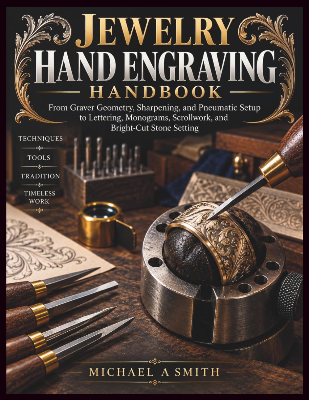 ler totalmente Jewelry Hand Engraving Handbook: From Graver Geometry, Sharpening, and Pneumatic Setup to Lettering, Monograms, Scrollwork, and Bright-Cut Stone Setting