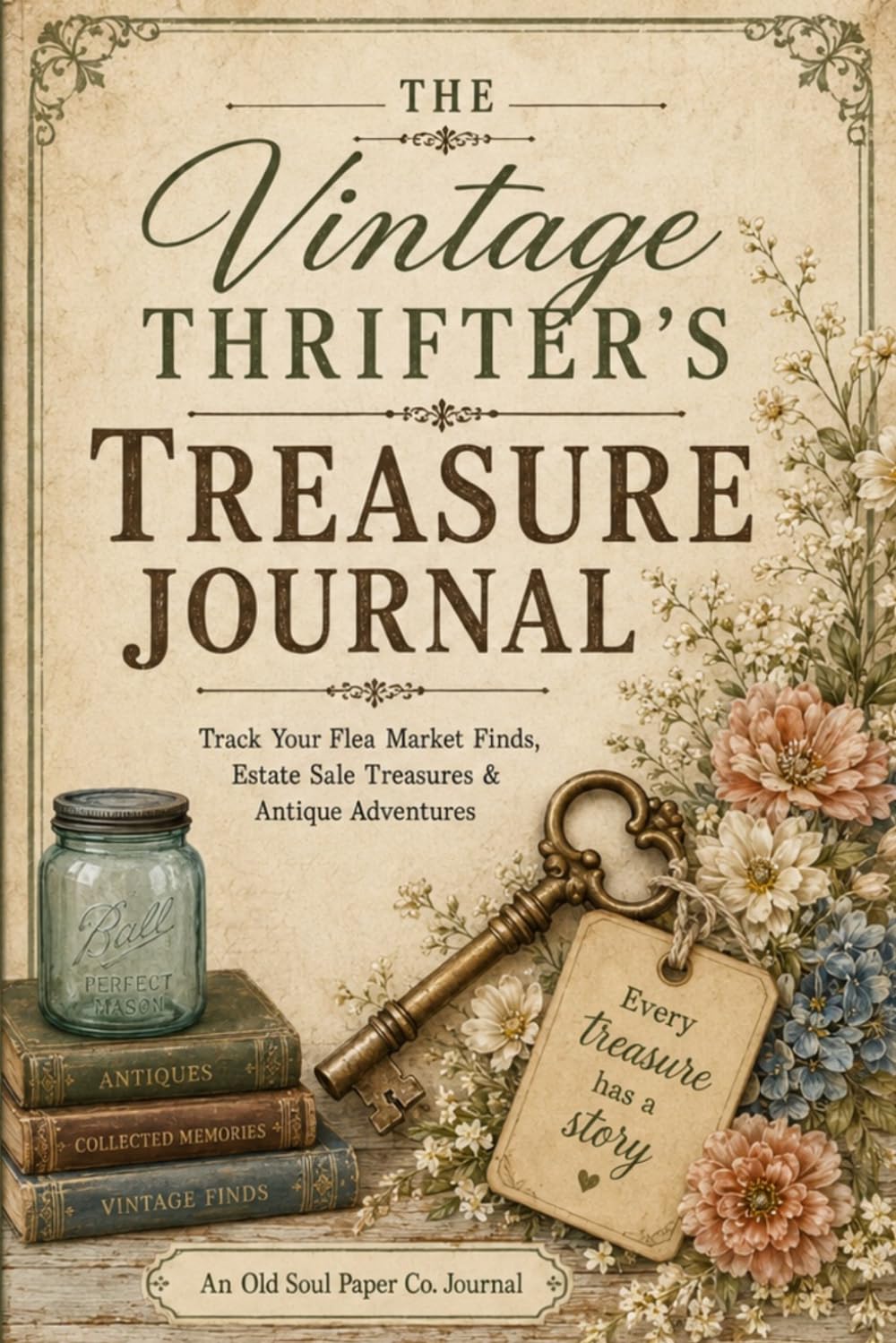 The Vintage Thrifter’s Treasure Journal: Track Your Flea Market Finds, Estate Sale Treasures & Antique Adventures baixar o livro de graça