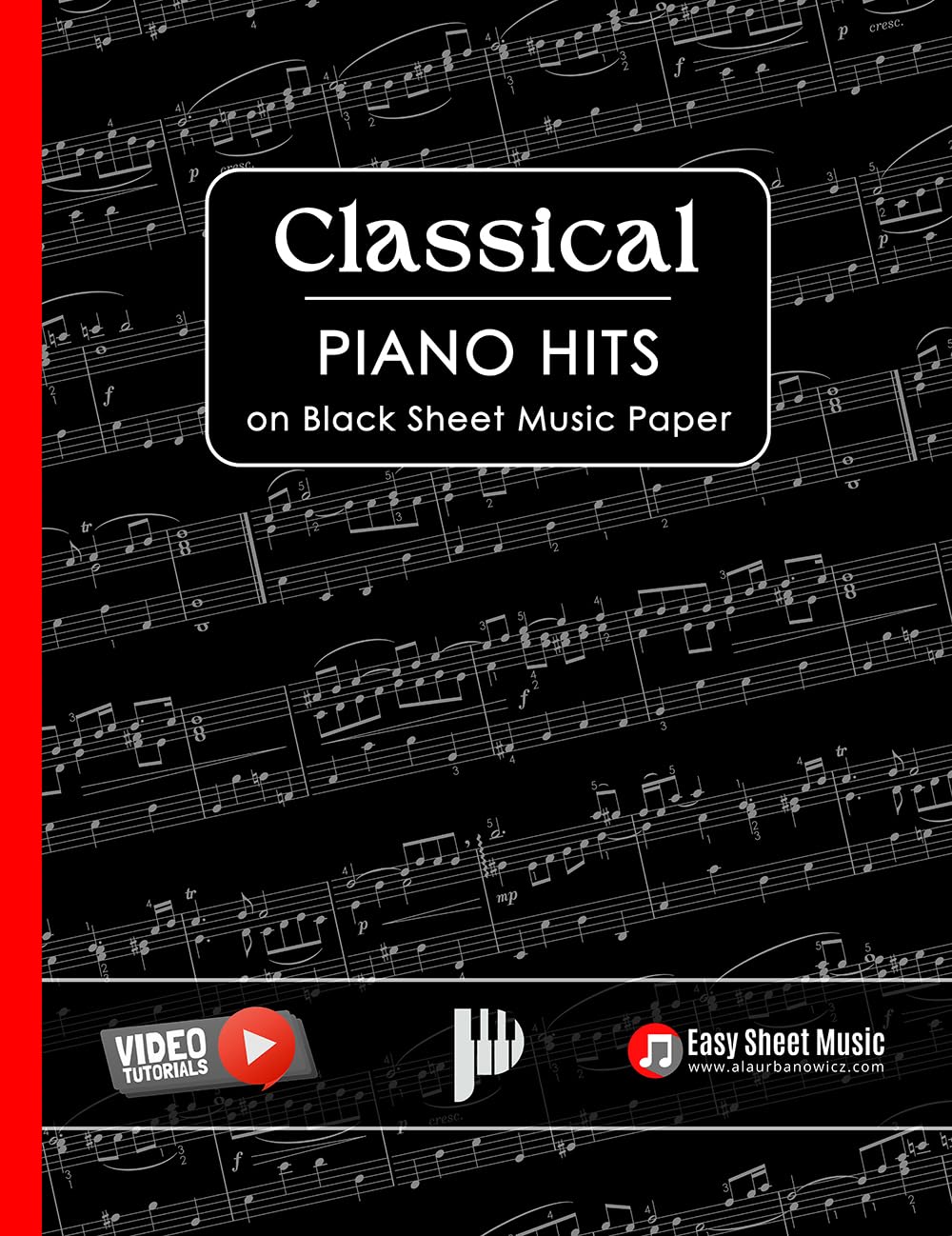capítulo por capítulo baixar Classical Piano Hits on Black Sheet Music Paper: Elegant Edition for Intermediate Pianists I Perfect Gift for Students & Teachers I Fur Elise I Passacaglia... Moonlight Sonata Tutorials (English Edition)