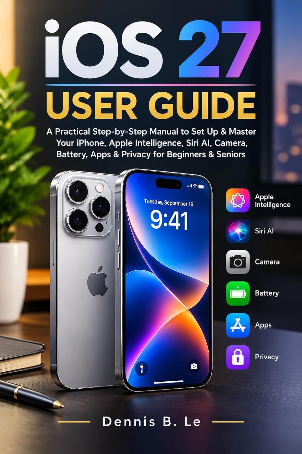 iOS 27 USER GUIDE: A Practical Step-by-Step Manual to Set Up & Master Your iPhone, Apple Intelligence, Siri AI, Camera, Battery, Apps & Privacy for Beginners & Seniors (English Edition) baixar o livro de graça