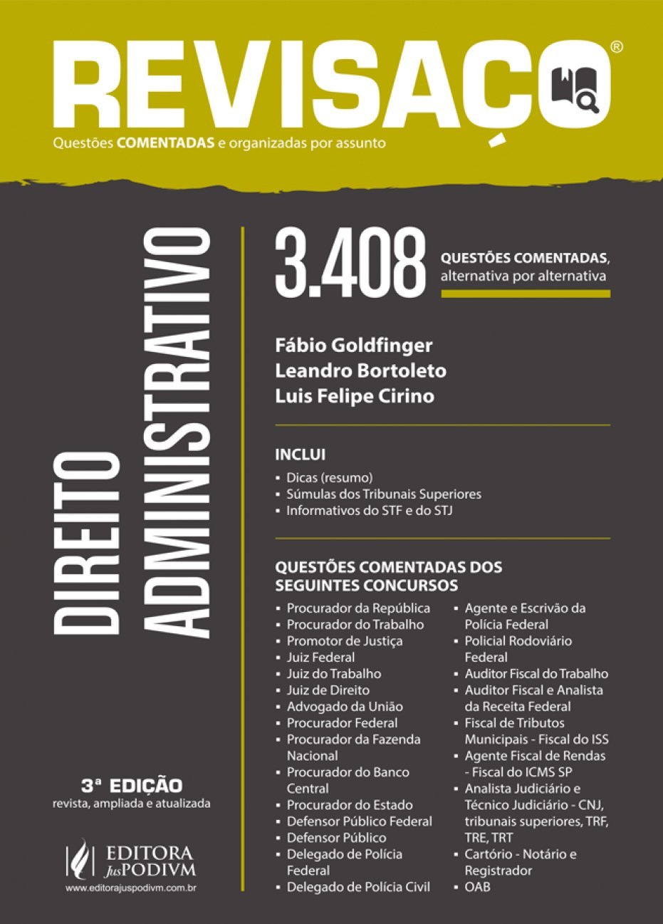 ler totalmente Direito Administrativo: 3.408 Questões Comentadas, Alternativa por Alternativa