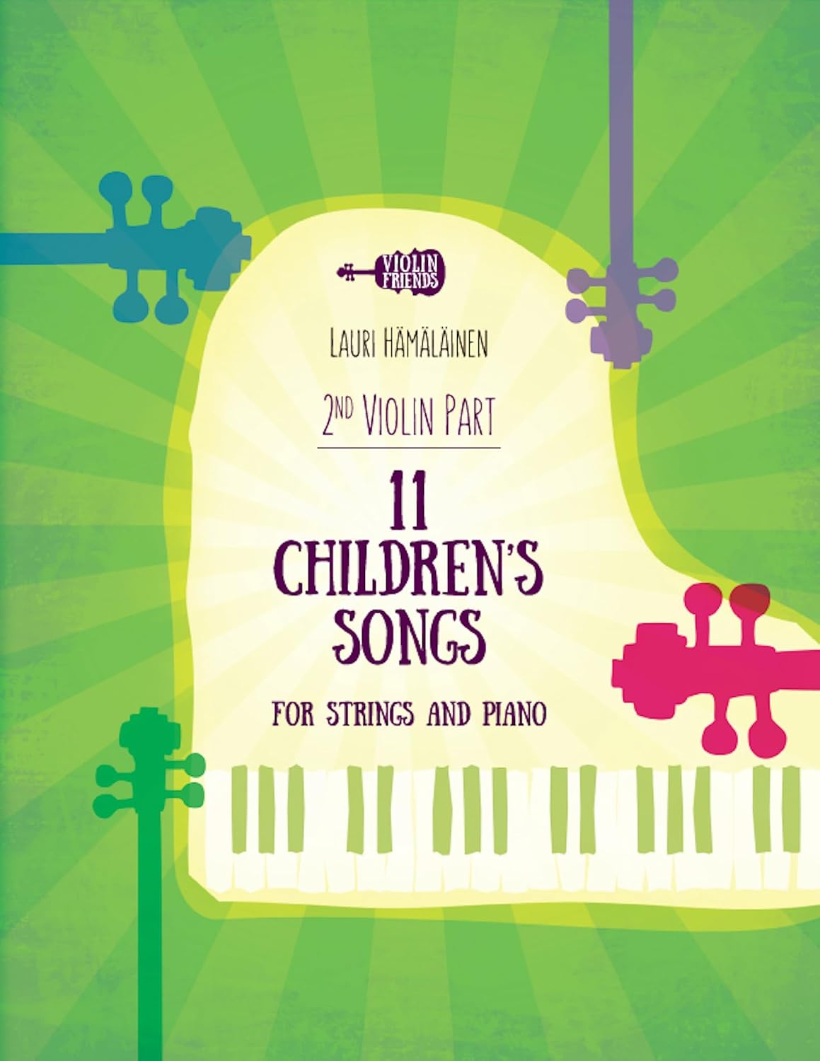 11 CHILDREN’S SONGS FOR STRING AND PIANO: PART FOR 2.ND VIOLIN (11 Children's Songs for Strings and Piano) (English Edition) baixar o livro de graça