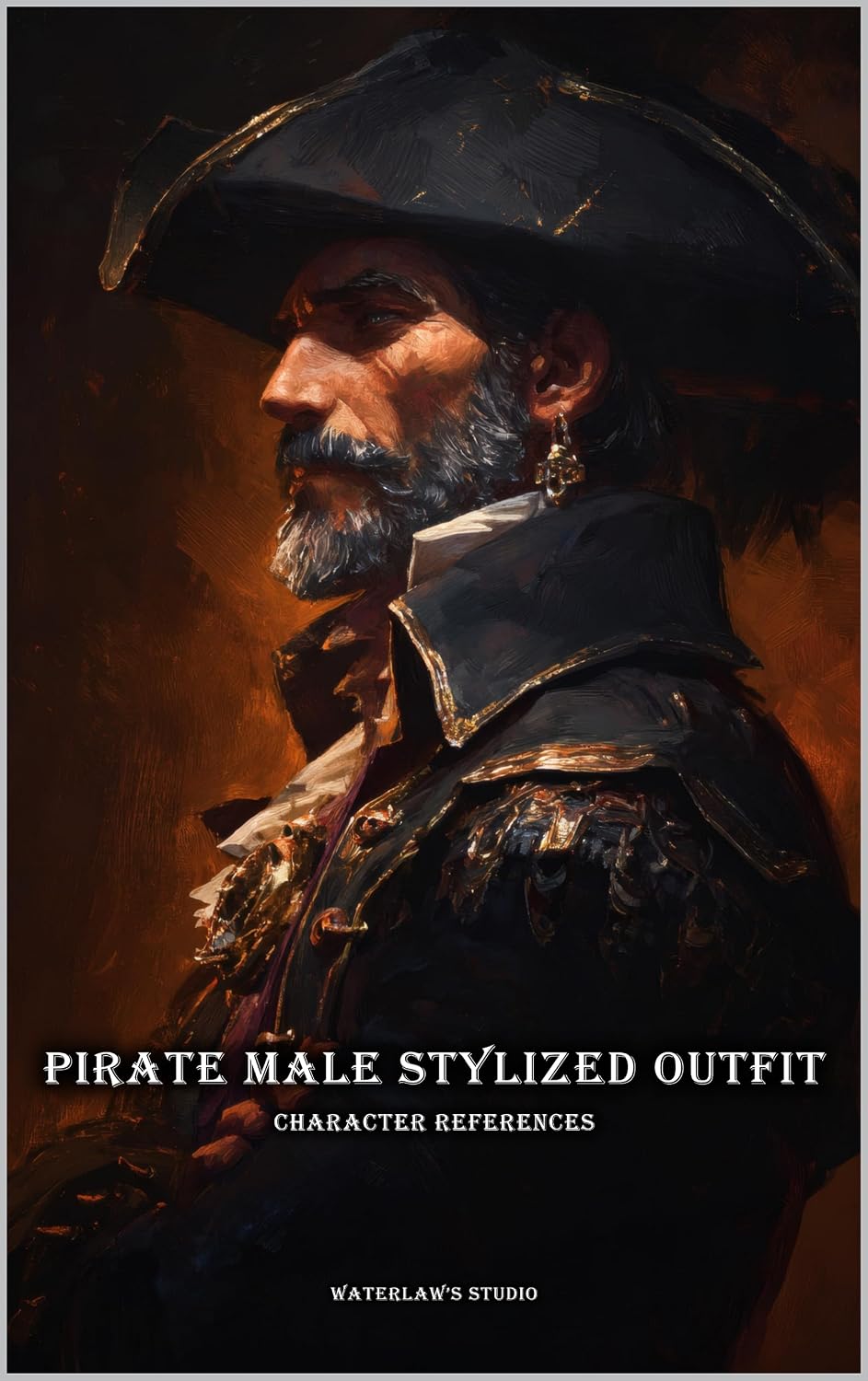 ler totalmente Artbook – Pirate Male Stylized Outfit – Character References Vol.01: 200+ Bold and Stylized Pirate Looks for Inspirations, Comics, and Concept Art (English Edition)