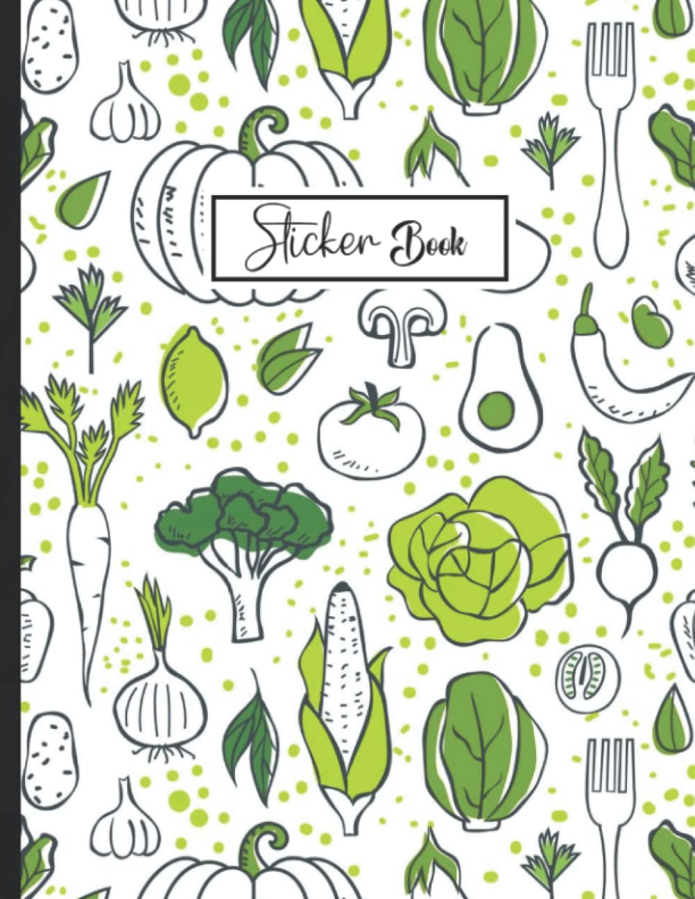 Sticker Book: Broccoli Theme Sticker Book Collecting Album Blank Notebook. baixar o livro de graça
