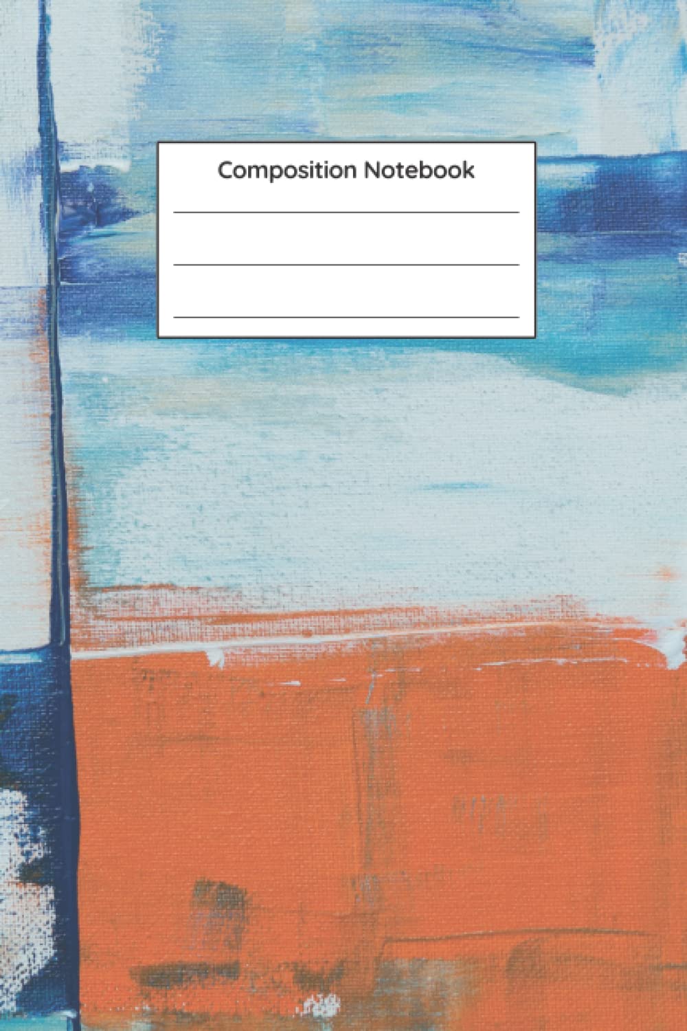 ler totalmente Composition Notebook: Blank-lined College Ruled Composition Notebook, Journal, Diary with Abstract Color Design Cover. Size: 6 x 9, 120 pages Paperback