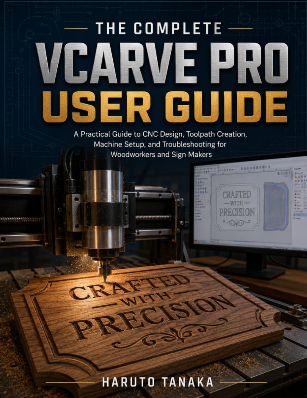 capítulo por capítulo baixar The Complete Vcarve Pro User Guide: A Practical Guide to CNC Design, Toolpath Creation, Machine Setup, and Troubleshooting for Woodworkers and Sign Makers