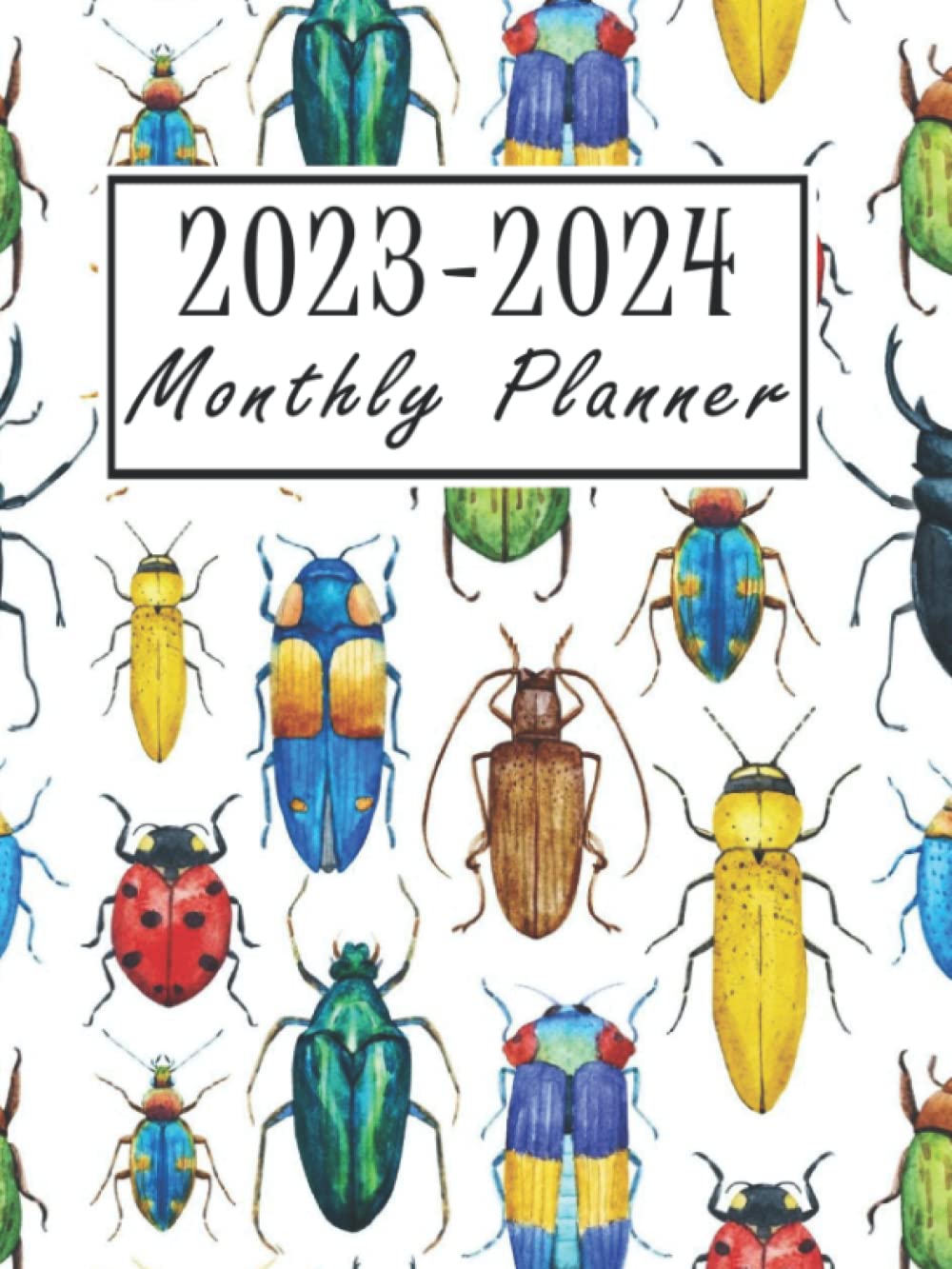 capítulo por capítulo baixar 2023-2024: Bugs Weekly Two Year Planner - Pretty Design 24 Months at a Glance Simple Schedule Organizer & Agenda |... & Contacts Log (Academic Planner)