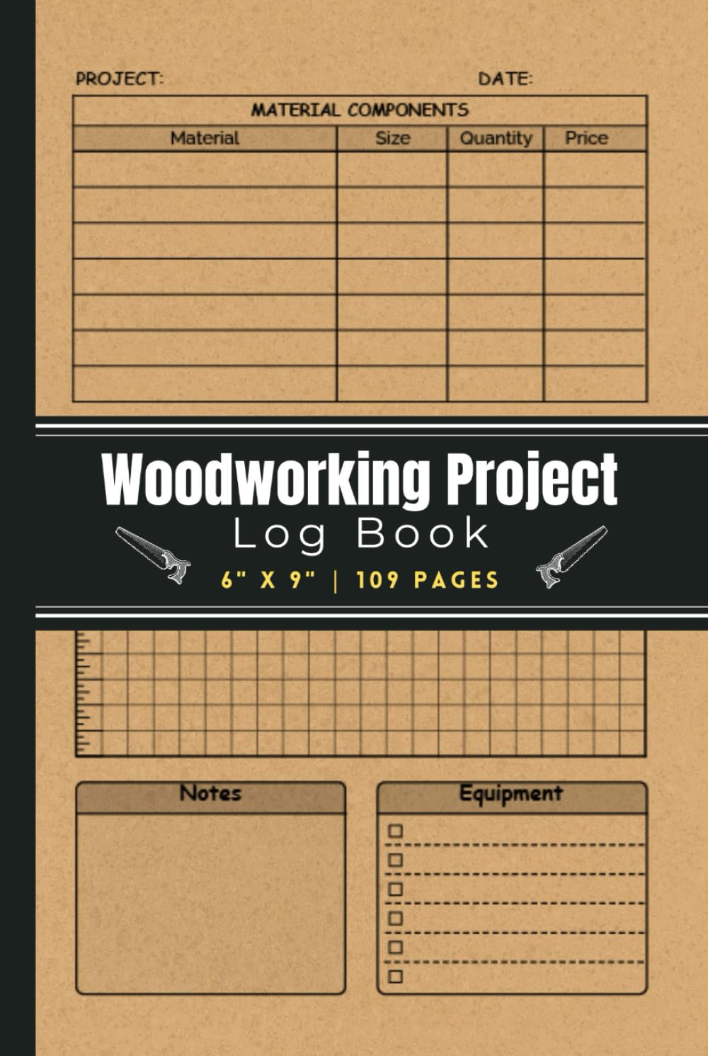 ler totalmente Woodworking Project Log Book: An Excellent Approach for Organizing Your Woodworking Plans and Projects