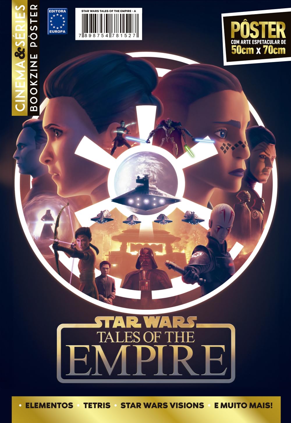 ler totalmente Star Wars: Tales of the Empire - Superpôster Cinema e Séries