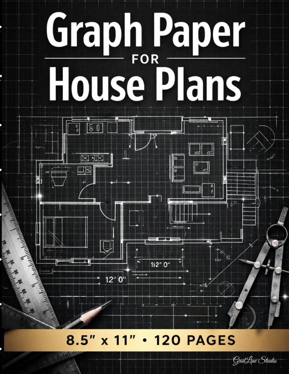 Graph Paper for House Plans: 1/4 Inch Scale Grid Notebook for Architects, Designers & Builders – Precision Layout for Floor Plans, Home Design & Drafting (8.5" x 11", 120 Pages) baixar livro de graça
