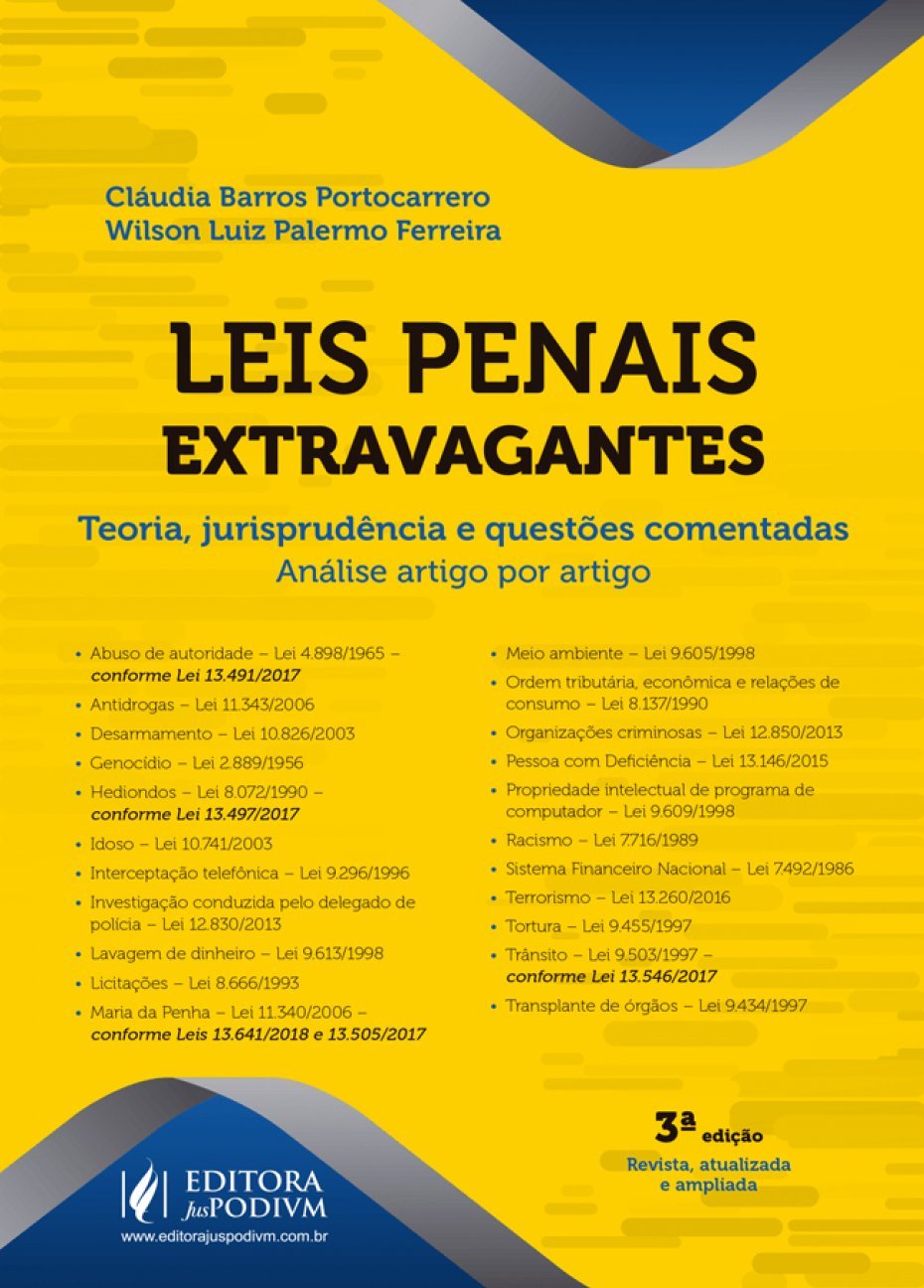 Leis Penais Extravagantes: Teoria, Jurisprudência e Questões Comentadas - Análise Artigo por Artigo baixar livro de graça