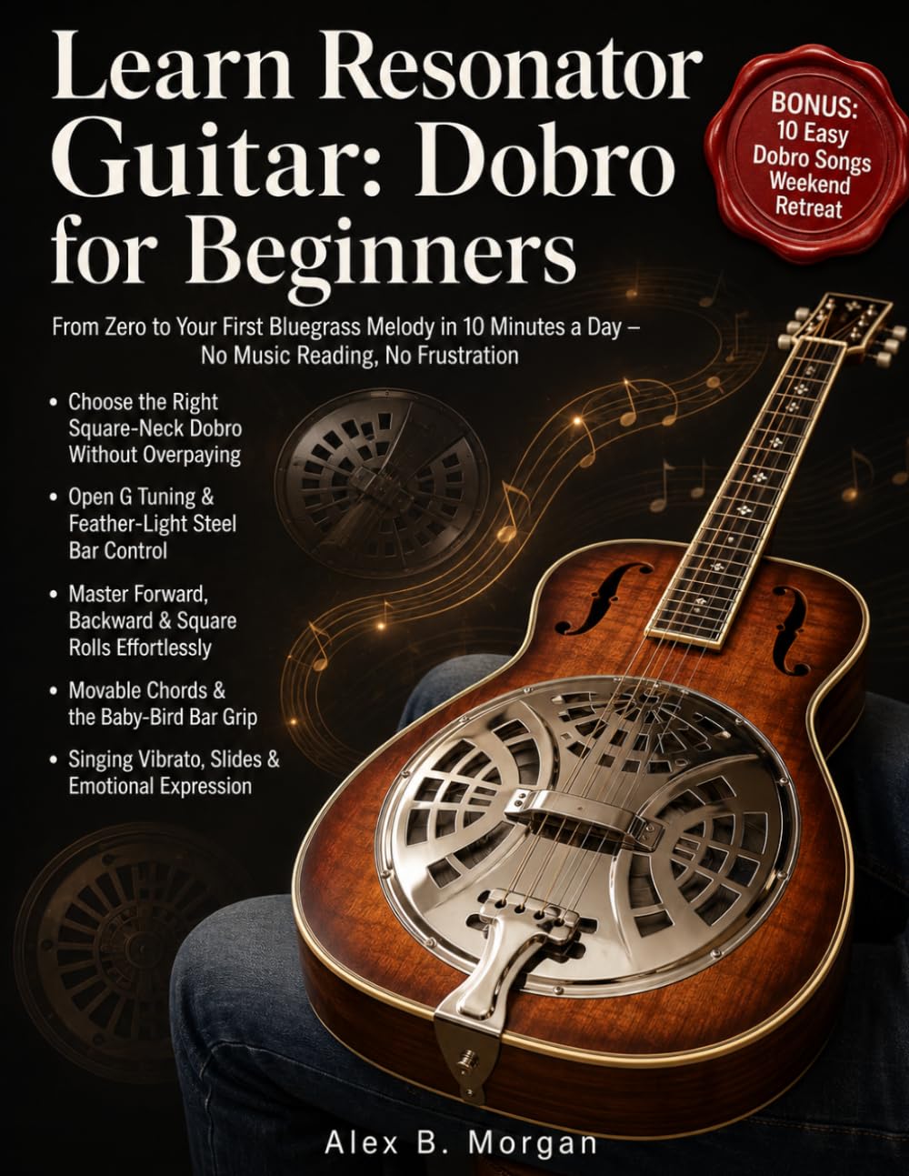 LEARN RESONATOR GUITAR: DOBRO FOR BEGINNERS: From Zero to Your First Bluegrass Melody in 10 Minutes a Day – No Music Reading, No Frustration baixar o livro de graça