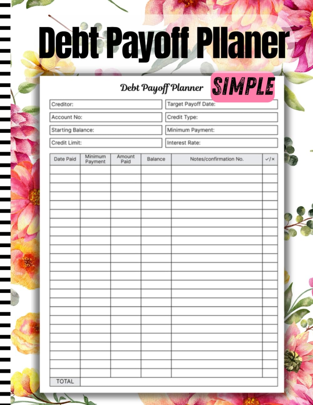 ler totalmente Debt Payoff Planner: Debt Payment Tracker to Pay off Your Credit Card and Organize your Financial Situation, Simple Debt Payoff Tracker - 8.5" x 11" 100+ Pages