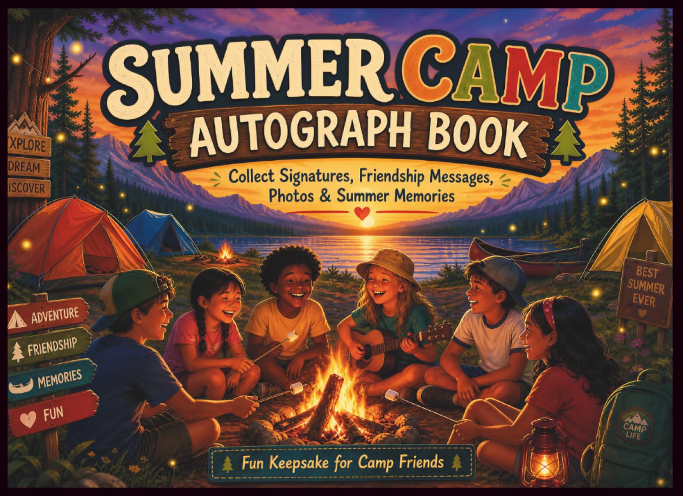 capítulo por capítulo baixar Summer Camp Autograph Book: Collect Signatures, Friendship Messages, Photos & Summer Memories Make every summer camp adventure unforgettable!