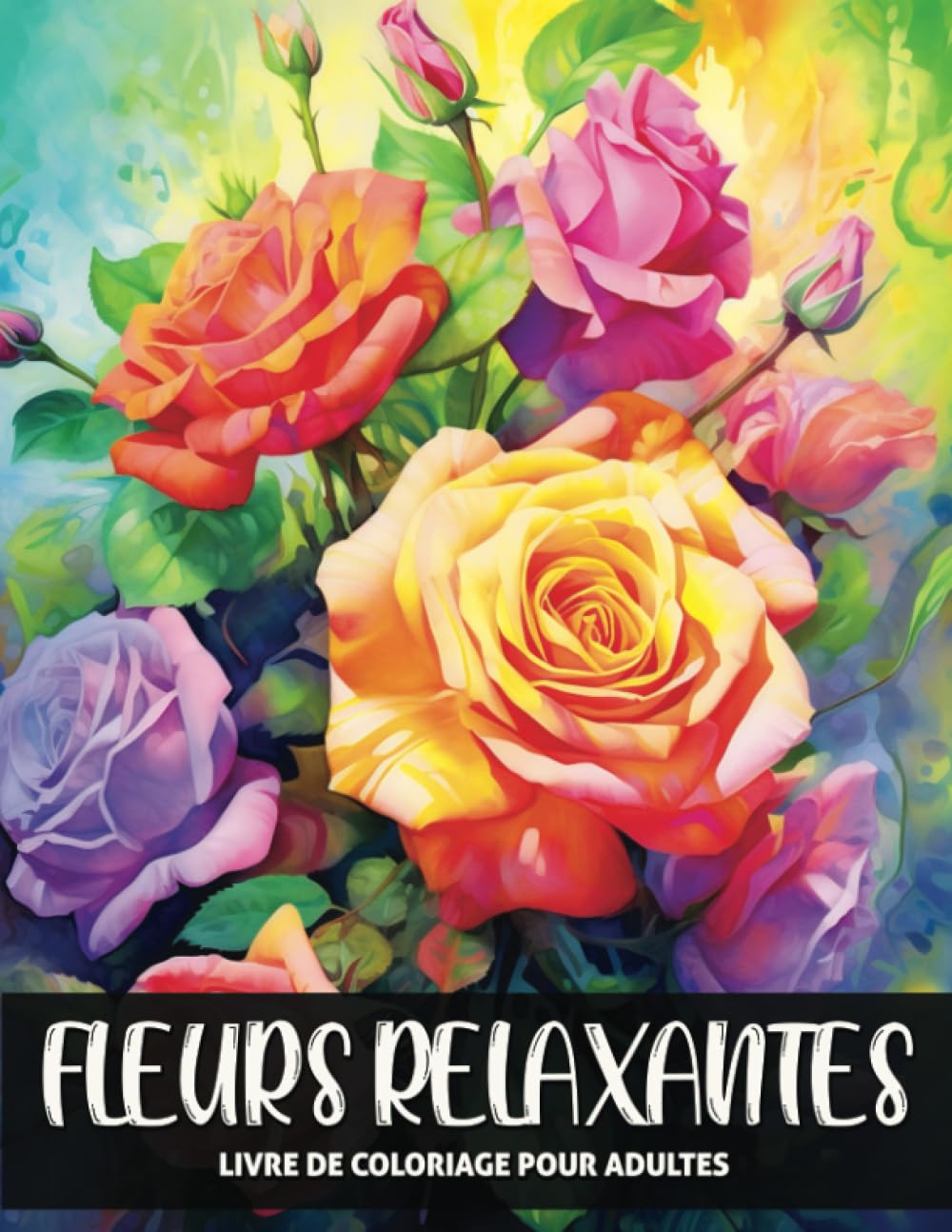 Fleurs Relaxantes: Livre de Coloriage pour Adultes avec des Designs Floraux Époustouflants (French Edition) baixar livro de graça
