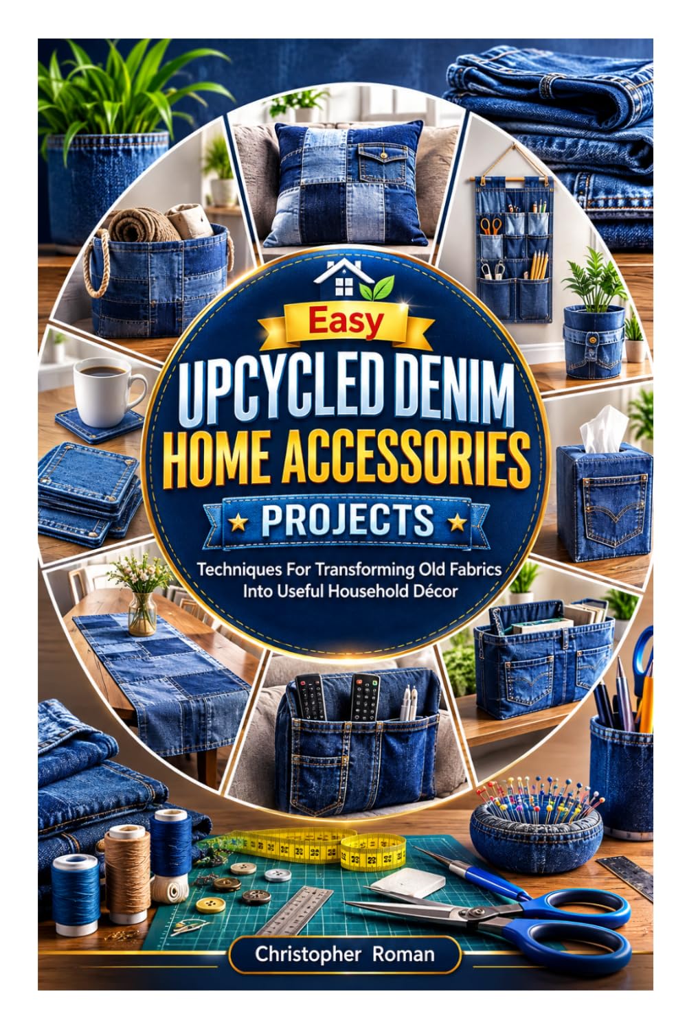 UPCYCLED DENIM HOME ACCESSORIES: Easy Techniques For Transforming Old Fabrics Into Useful Household Décor baixar livro de graça