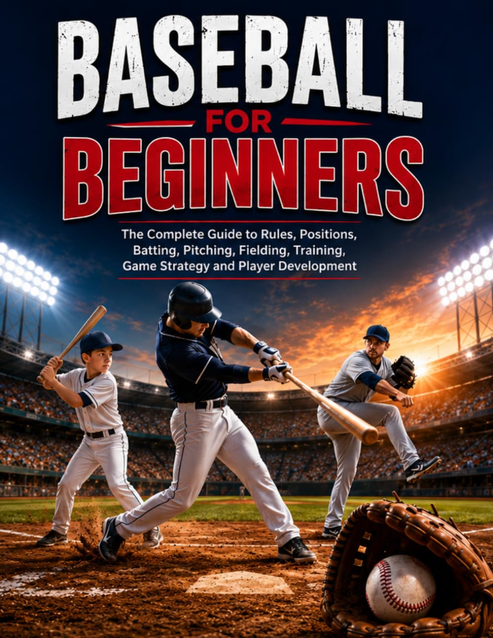 ler totalmente BASEBALL FOR BEGINNERS: The Complete Guide to Rules, Positions, Batting, Pitching, Fielding, Training, Game Strategy and Player Development