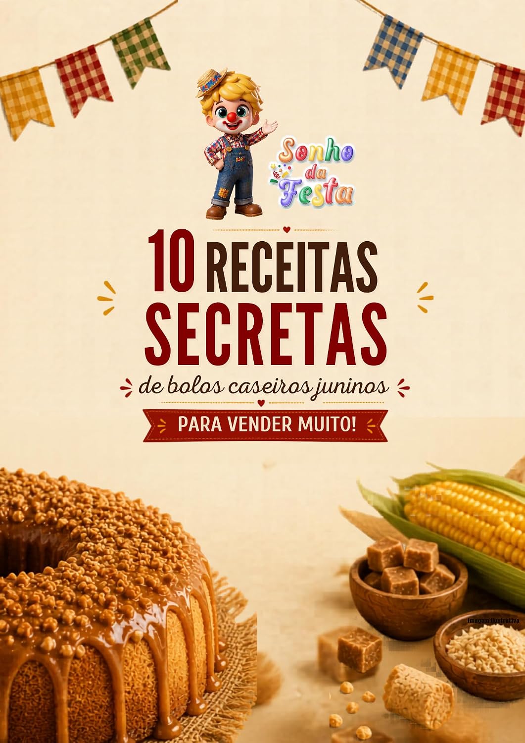ler totalmente 10 receitas secretas de bolos caseiros juninos para vender muito!