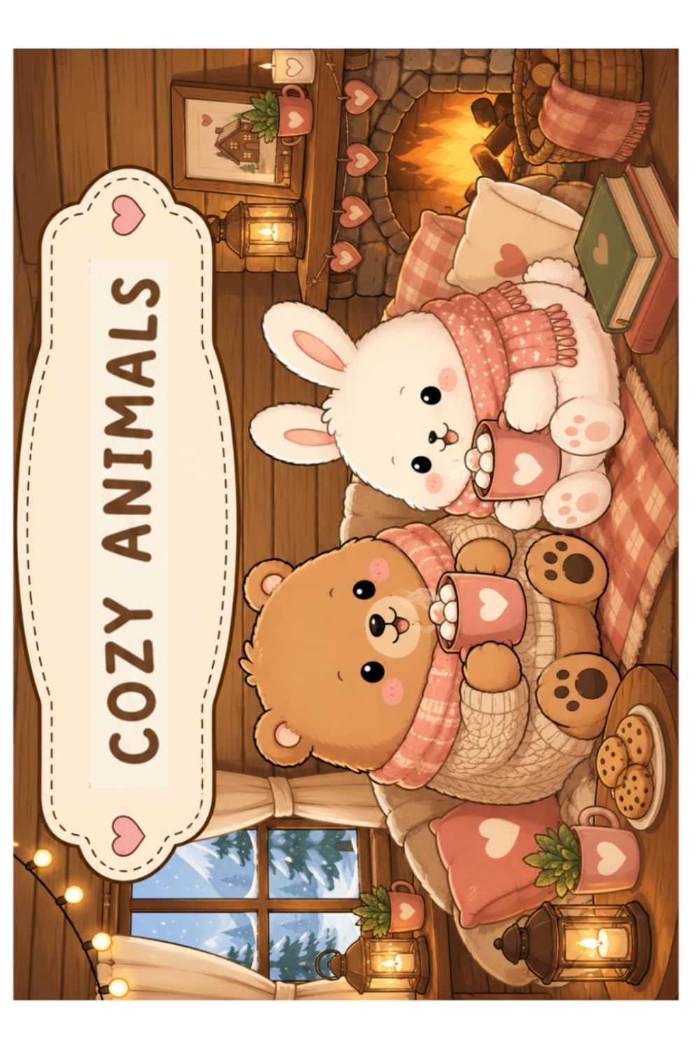 capítulo por capítulo baixar Cozy Animals: Coloring Book (Portuguese Edition)