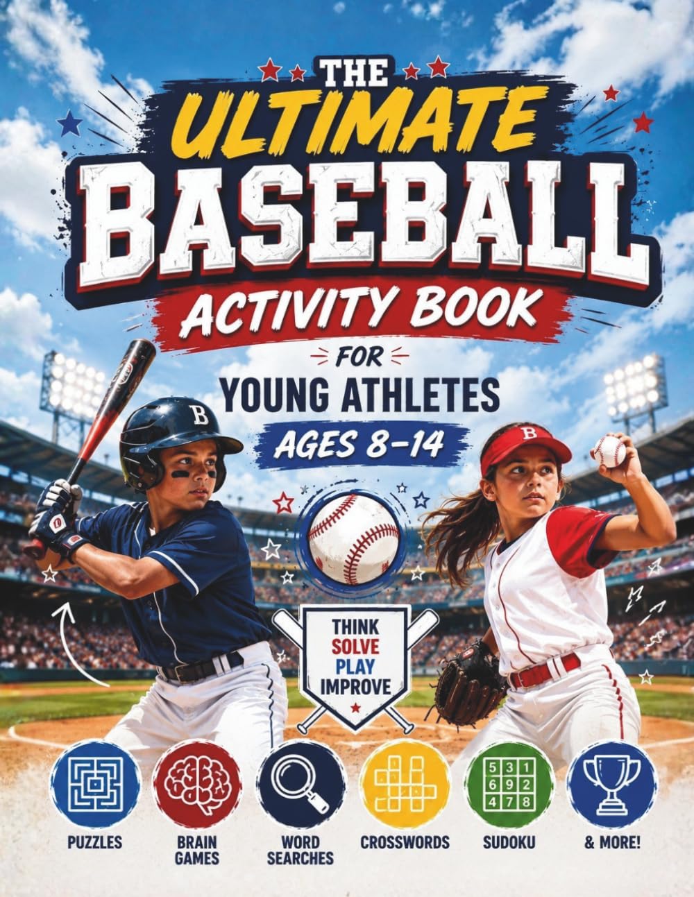 capítulo por capítulo baixar The Ultimate Baseball Activity Book for Young Athletes Ages 8–14: Puzzles, Brain Games, Word Searches, Crosswords, Sudoku & More!