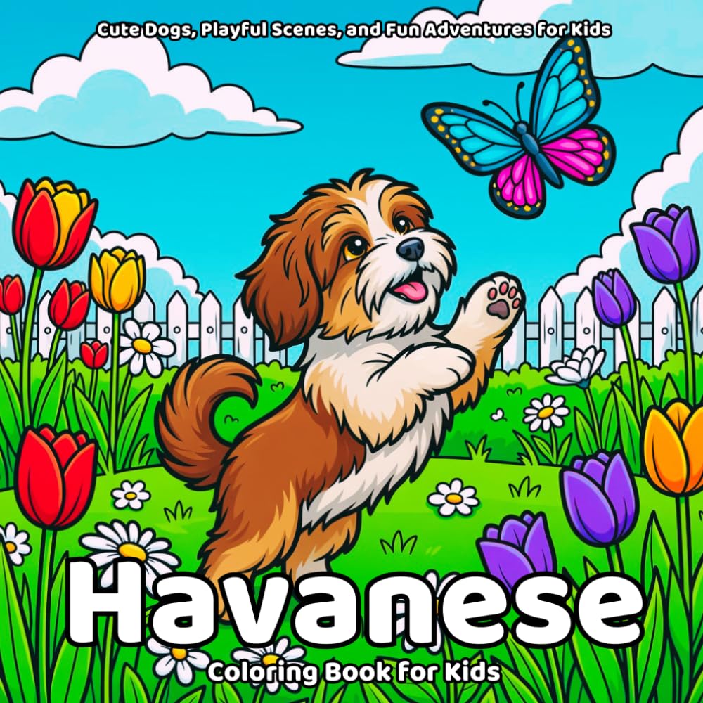 Havanese Coloring Book: Cute Dogs, Playful Scenes, and Fun Adventures for Kids baixar o livro de graça