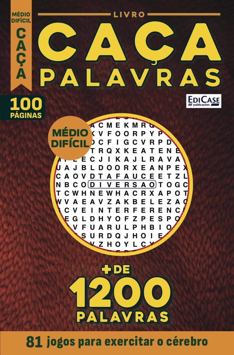Livro Caça-Palavras 57: Nível Médio/ Difícil - 81 Jogos para exercitar o cérebro baixar livro de graça