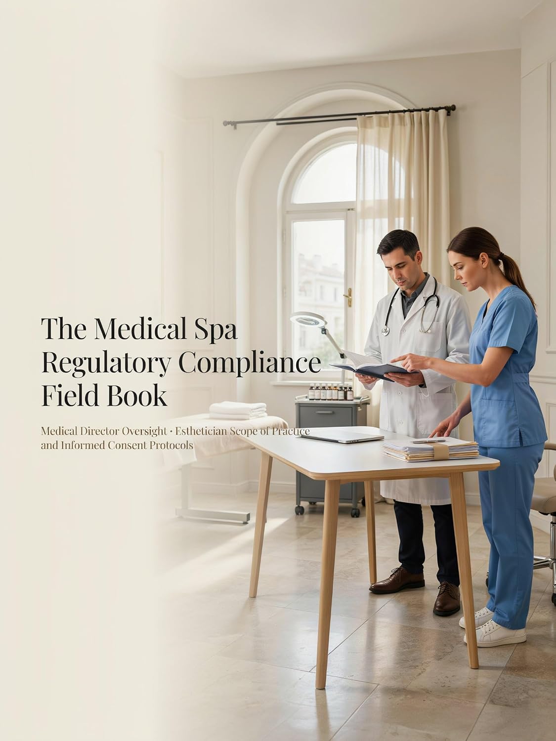 capítulo por capítulo baixar The Medical Spa Regulatory Compliance Field Book: Medical Director Oversight Esthetician Scope of Practice and Informed Consent Protocols (English Edition)