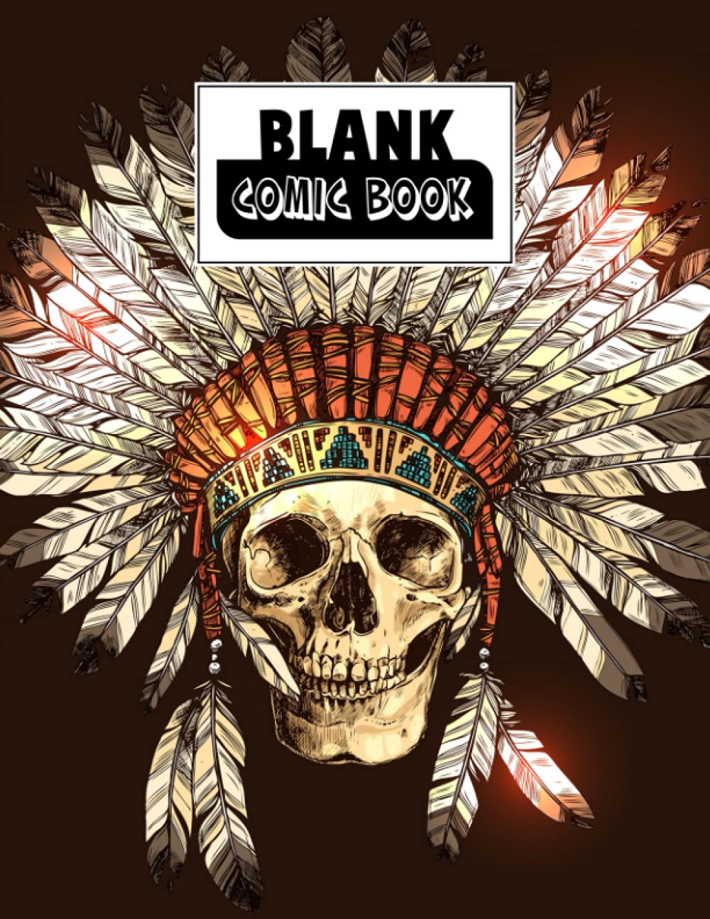 Blank Comic Book: Skull Cover Blank Comic Book, Create Your Own Story, Journal, Notebook, Sketchbook for Kids and Adults, 120 Pages - Size 8.5" x 11" Notebook by Astrid Bode baixar livro de graça