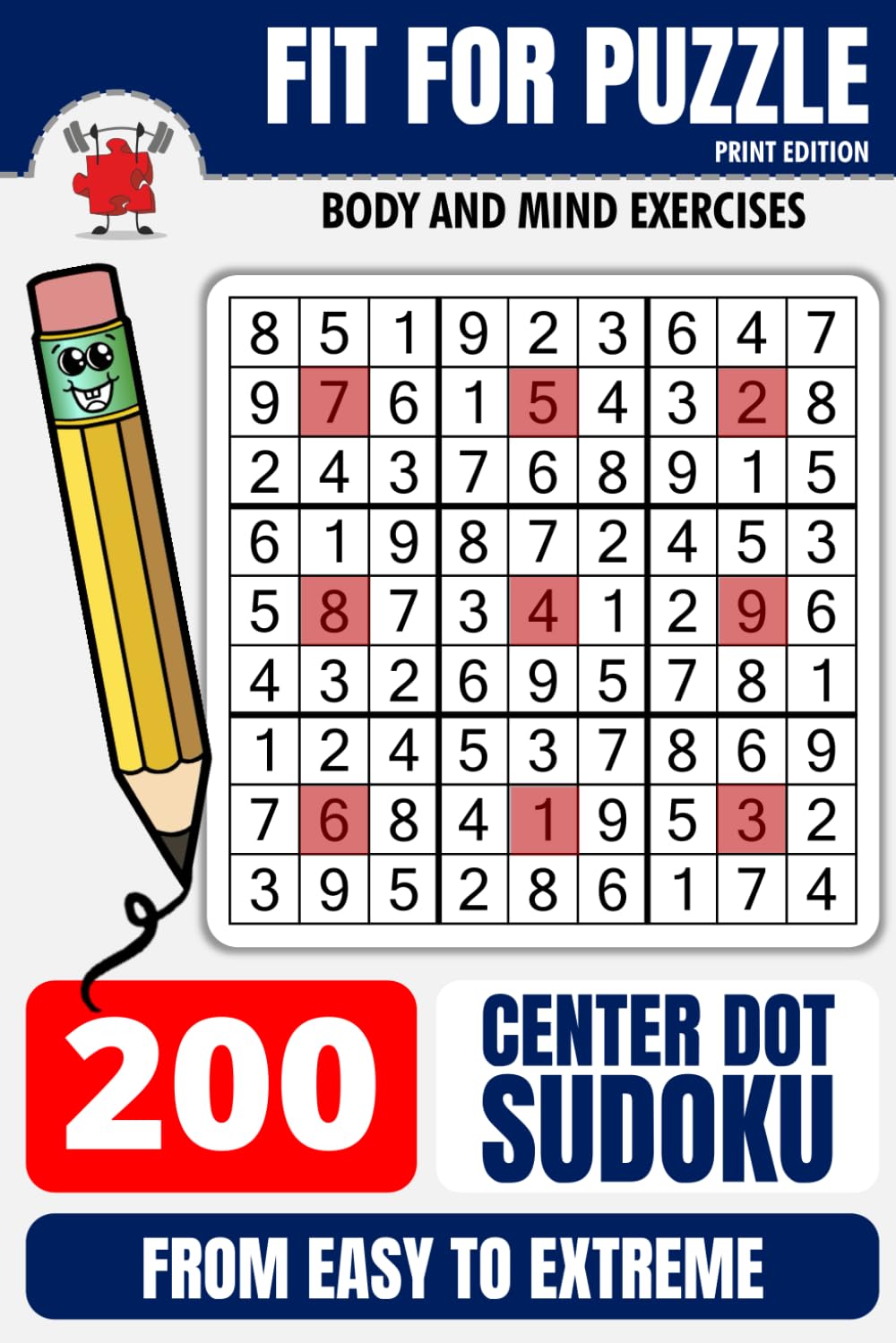 ler totalmente CENTER DOT SUDOKU - Balanced Path To Wellness: 200 Logic Based Puzzles - Easy To Extreme Difficulty - Print Edition