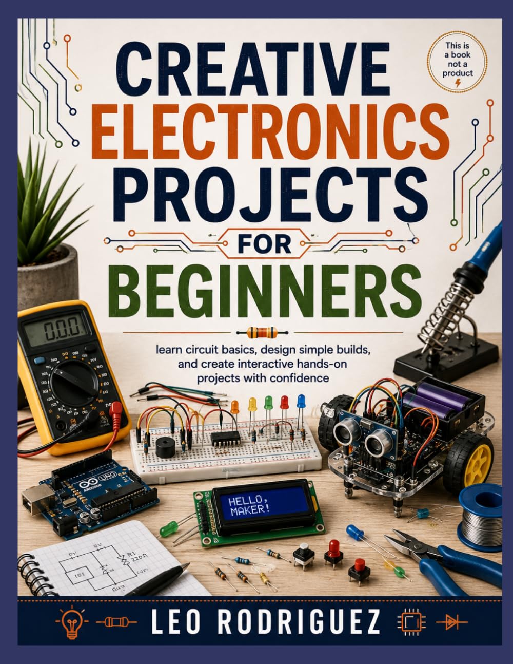 ler totalmente CREATIVE ELECTRONICS PROJECTS FOR BEGINNERS: learn circuit basics, design simple builds, and create interactive hands-on projects with confidence