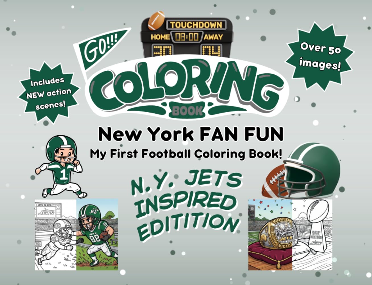 capítulo por capítulo baixar N.Y. Fan Fun: My First Football Coloring Book: A Cute Sports Activity Book for Kids Ages 4-8 (N.Y. Edition) (Gridiron City Fun)