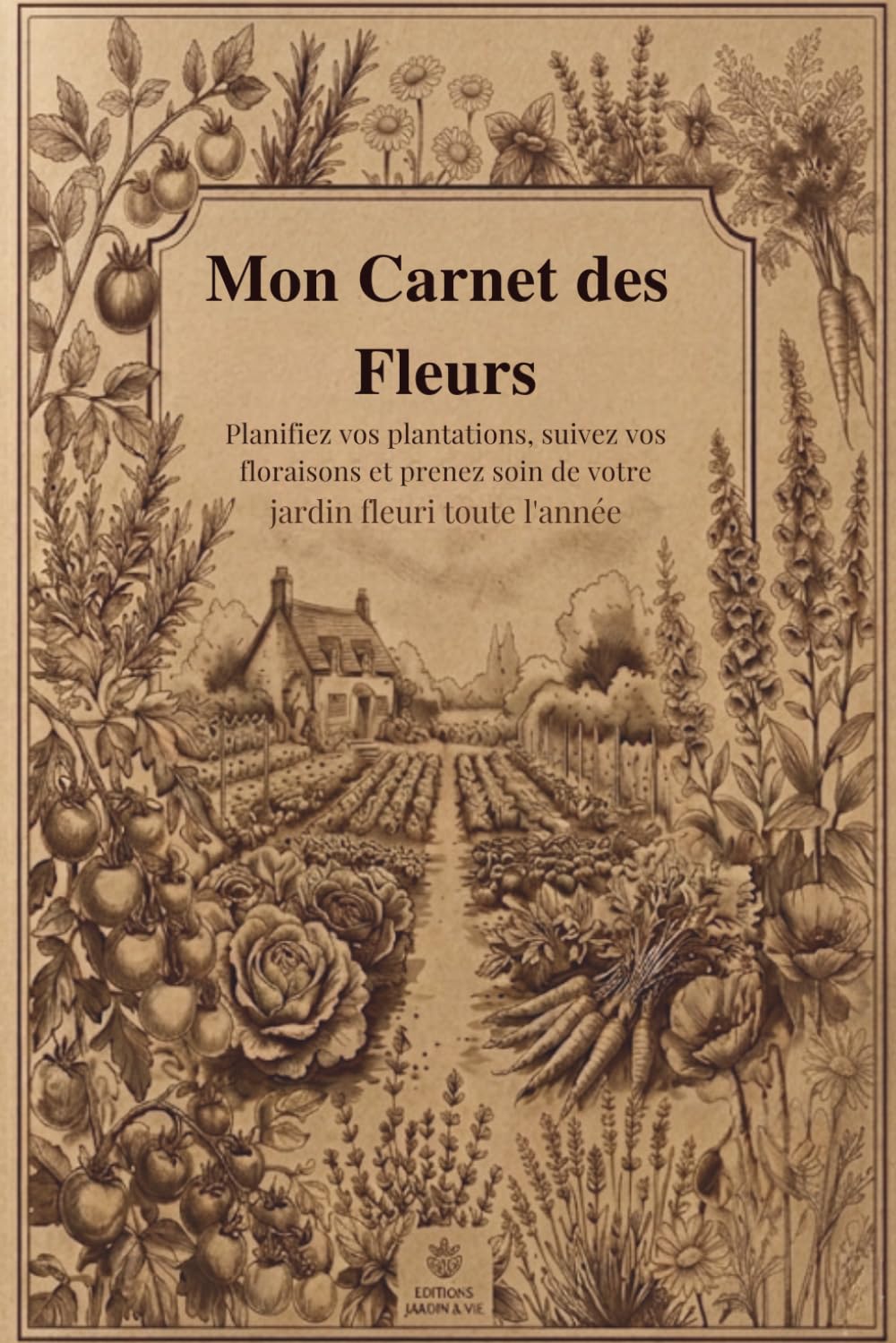 Mon Carnet des Fleurs: Planifiez vos plantations, suivez vos floraisons et prenez soin de votre jardin fleuri toute l'année (French Edition) baixar livro de graça