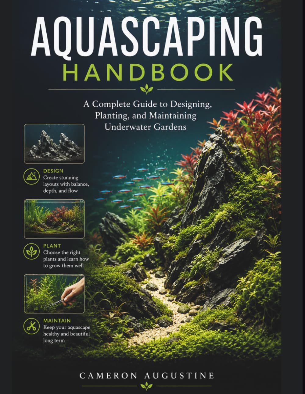 ler totalmente Aquascaping Handbook: A Complete Guide to Designing, Planting, and Maintaining Underwater Gardens
