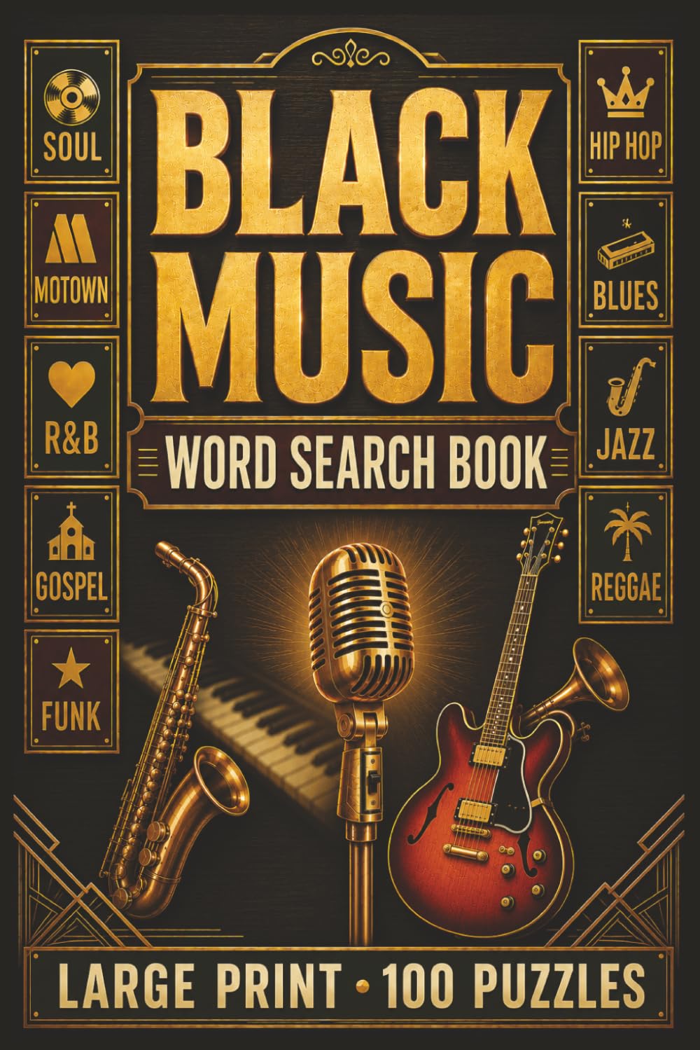capítulo por capítulo baixar Black Music Word Search Book: Large Print Puzzle Collection with 100 Puzzles and 2000 Unique Words on Hip Hop, Soul and R&B, and Jazz Legends