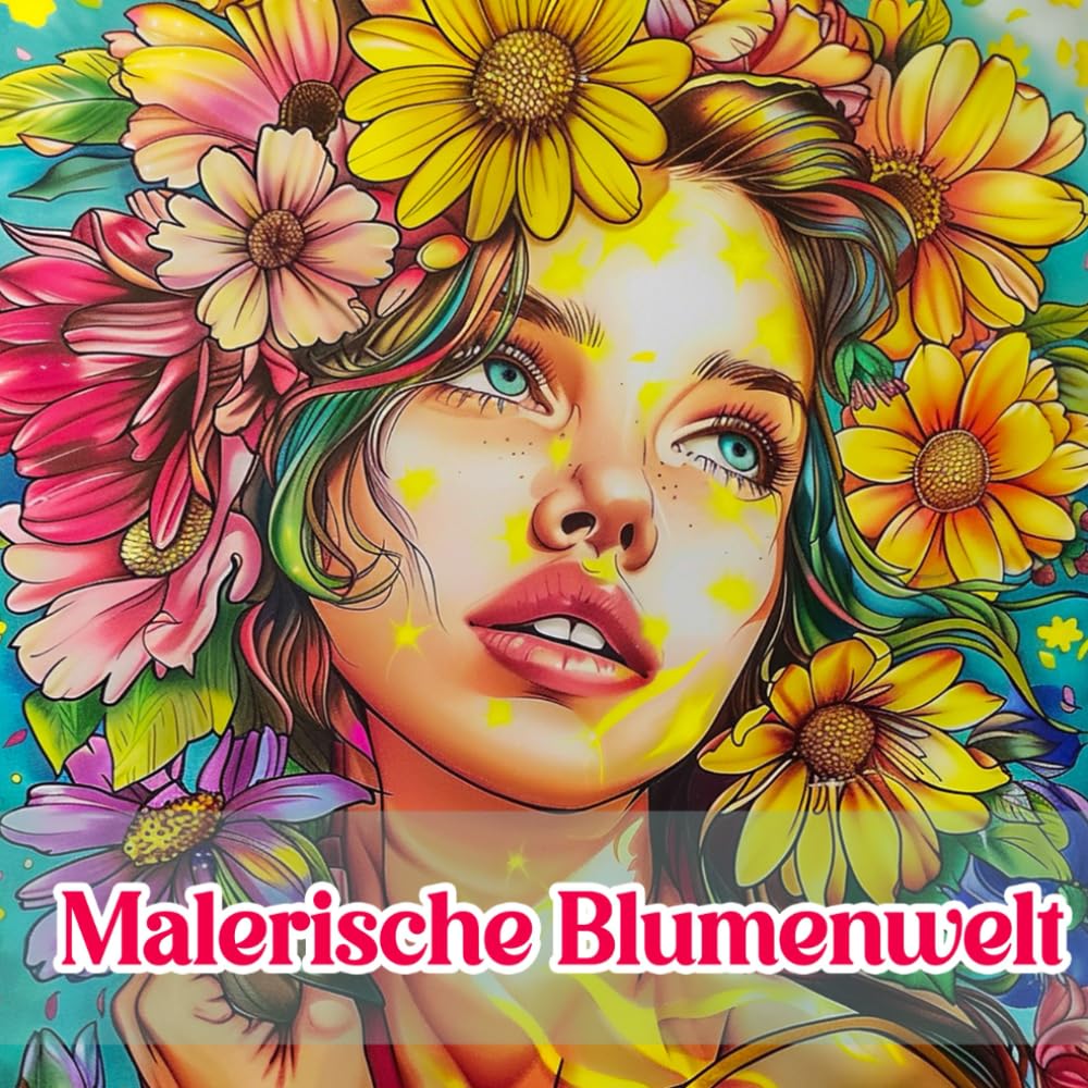 Malerische Blumenwelt für Frauen: Frauen Blumen Malvorlagen - Anmutige Frauen Und Blumen Für Die Stärkung Der Kunst (German Edition) baixar livro de graça