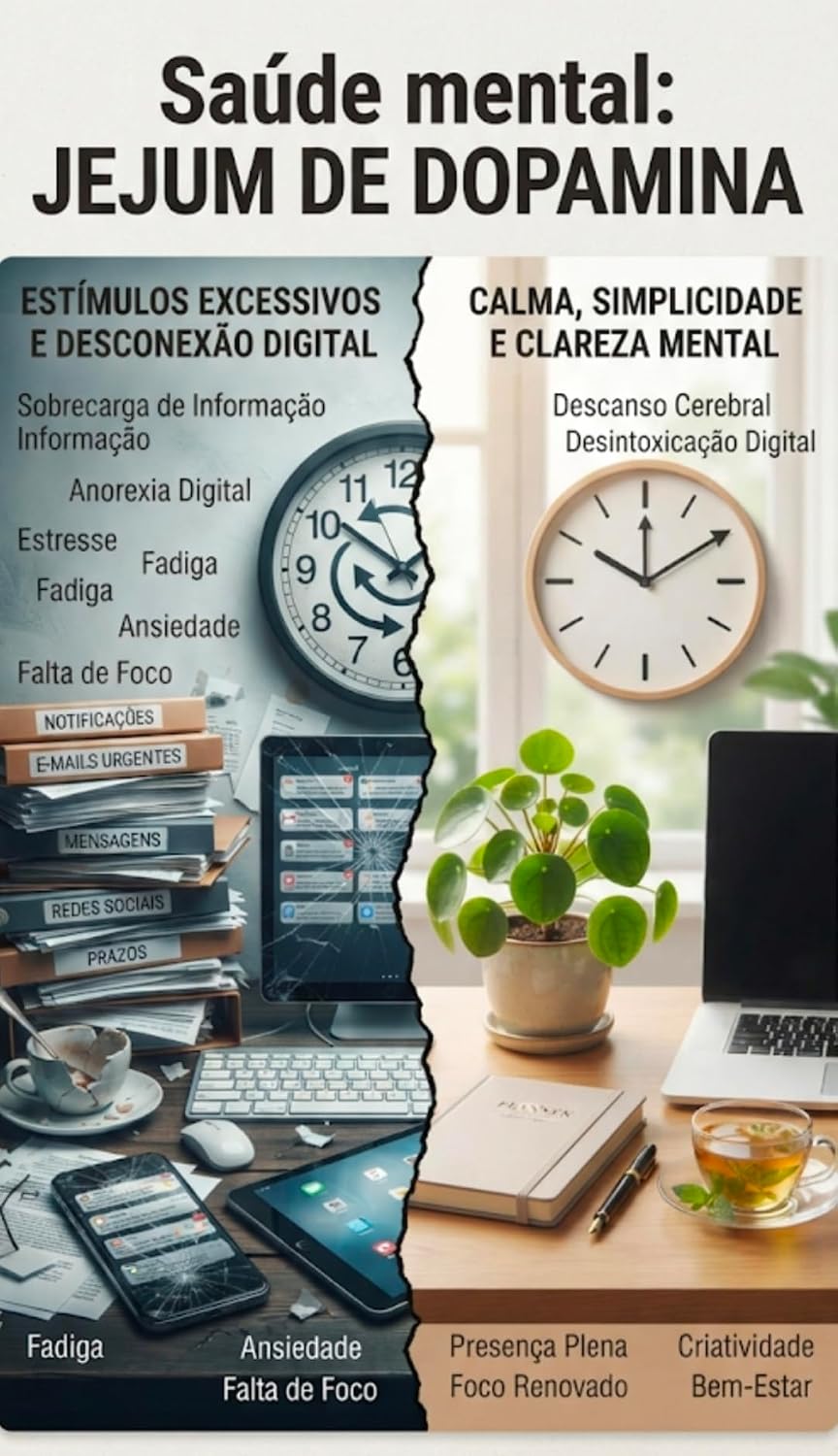 Saúde Mental: JEJUM DE DOPAMINA, RECUPERAR O FOCO baixar livro de graça