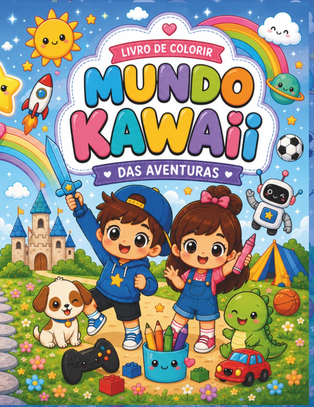 ler totalmente Mundo Kawaii: Livro de colorir mundo kawaii das aventuras (Portuguese Edition)