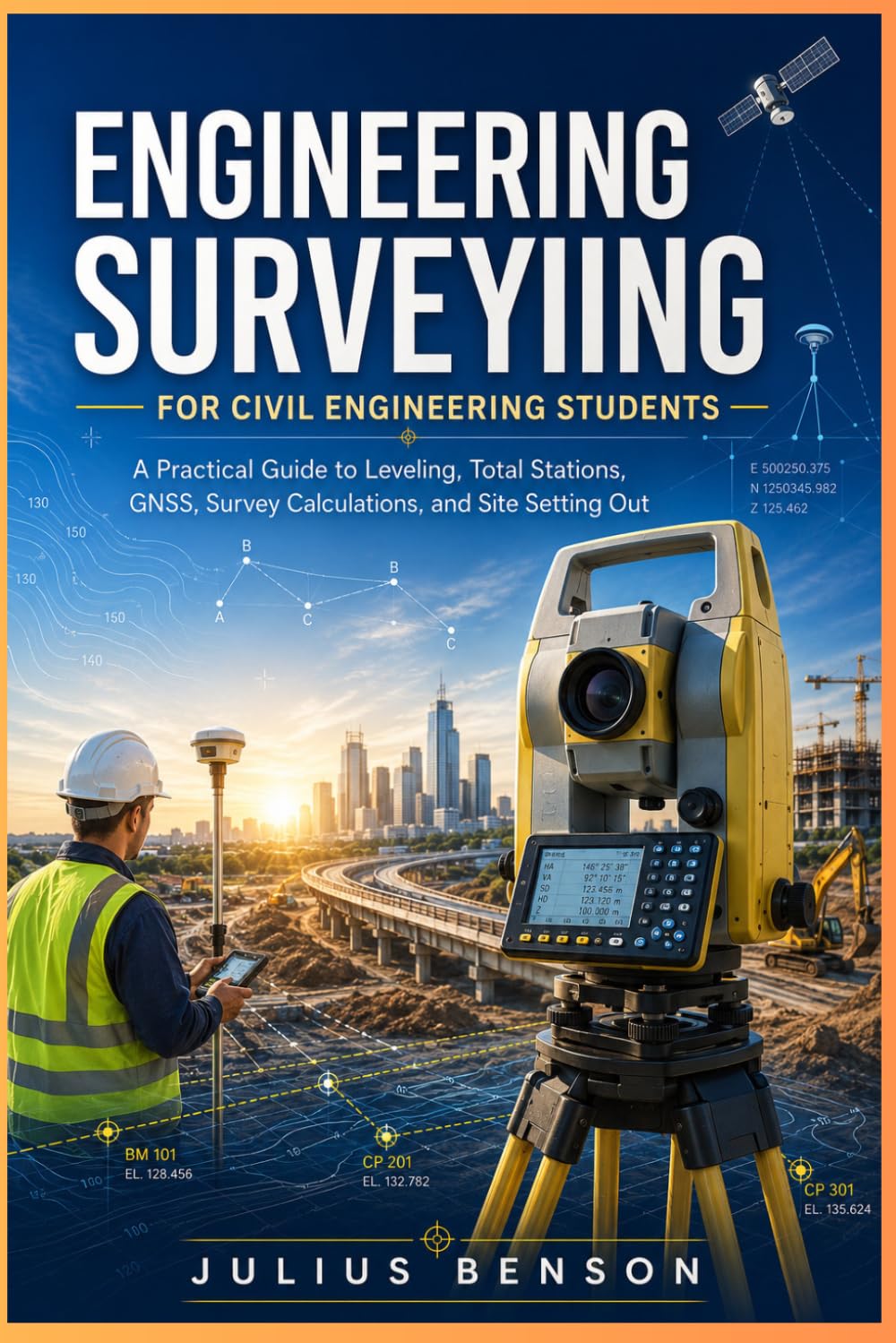 ENGINEERING SURVEYING FOR CIVIL ENGINEERING STUDENTS: A Practical Guide to Leveling, Total Stations, GNSS, Survey Calculations, and Site Setting Out baixar livro de graça