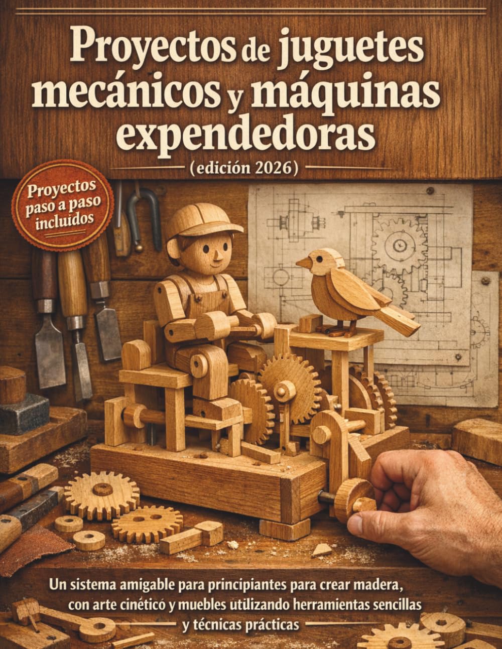 ler totalmente Proyectos de juguetes mecánicos y máquinas expendedoras (edición 2026): Un sistema amigable para principiantes para crear madera, con arte cinético y... y técnicas prácticas (Spanish Edition)