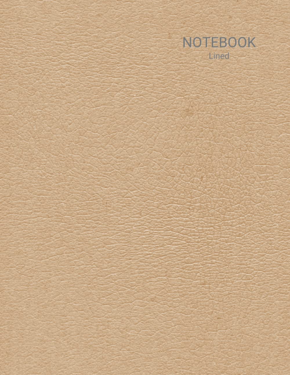 Notebook: Classic style lined notebook – 8.5x11 – 100 pages – Taupe baixar o livro de graça