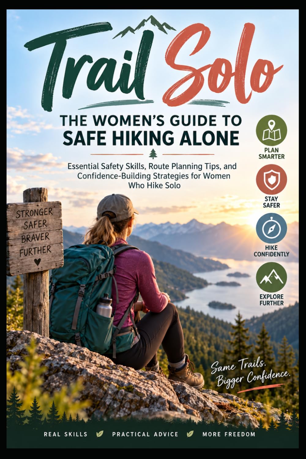 ler totalmente Trail Solo: The Women's Guide to Safe Hiking Alone: Essential Safety Skills, Route Planning Tips, and Confidence-Building Strategies for Women Who Hike Solo